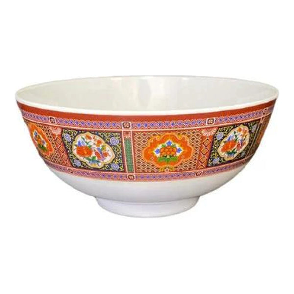 Thunder Group 5207TP Peacock 39 oz Melamine Rice Bowl, Pack of 12