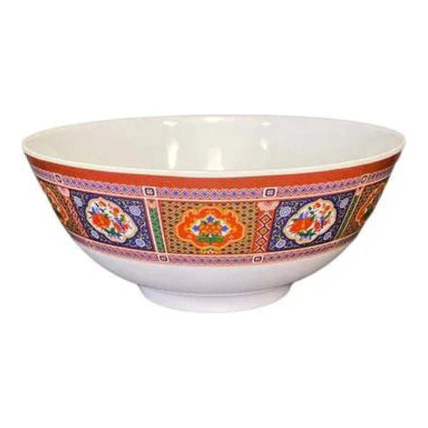 Thunder Group 5208TP Peacock 56 oz Melamine Rice Bowl, Pack of 12