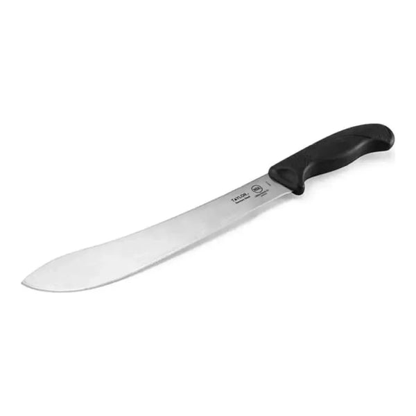 Taylor 5248362 10" Butcher Knife with Black Silicone Handle