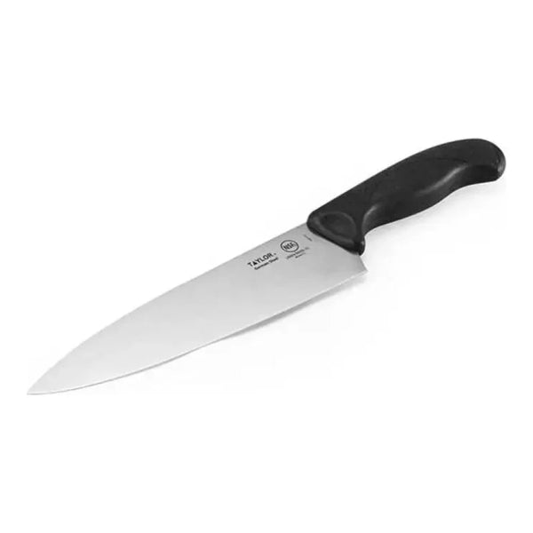 Taylor 5248370 8" Chef Knife with Black Silicone Handle