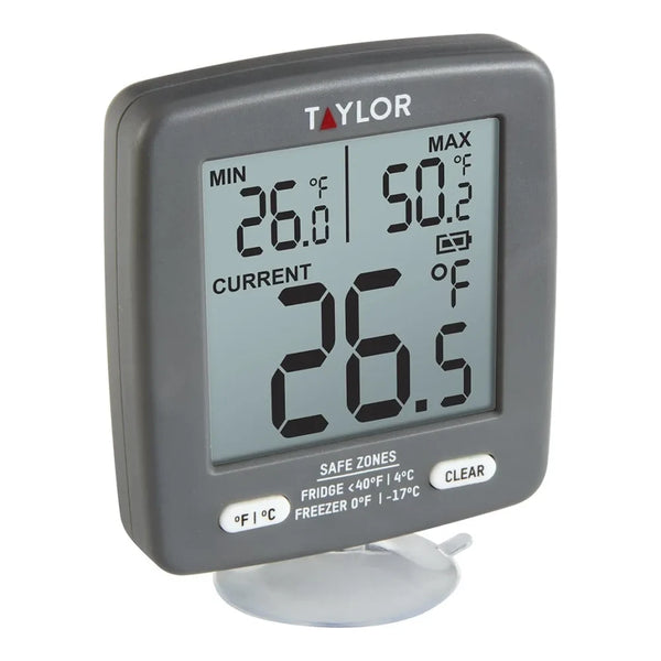 Taylor 5262798 Digital Refrigerator / Freezer Thermometer, -4 to 140 F