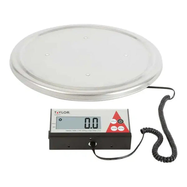 Taylor 5265117 440 lb Digital Stainless Steel Keg Scale