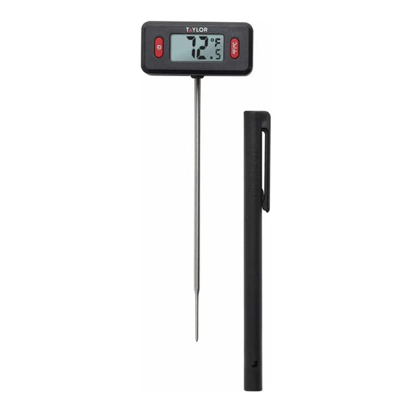 Taylor 5296651 Digital Pocket Thermometer with Rotating Display, -40 to 392 F