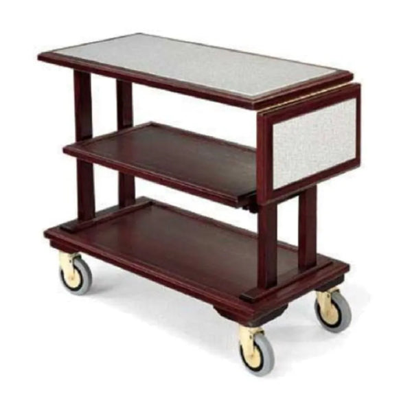 Forbes Industries 5538 18" Hardwood Service Cart - Open W/Solid Wood