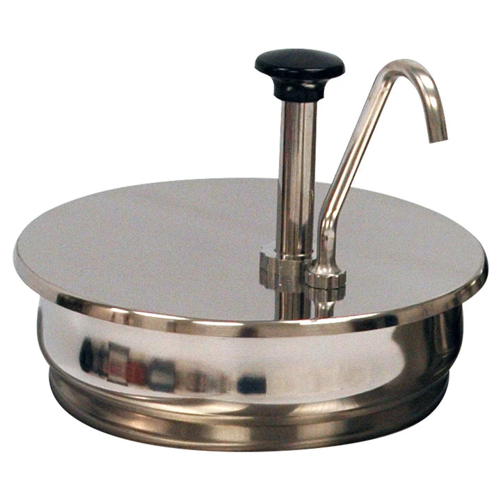 Winco 56752 Benchmark Stainless Steel Condiment Pump for 7 Quart Inset Pan