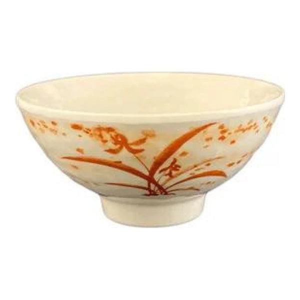 Thunder Group 5705 Gold Orchid 11 oz Melamine Rice Bowl, Pack of 12