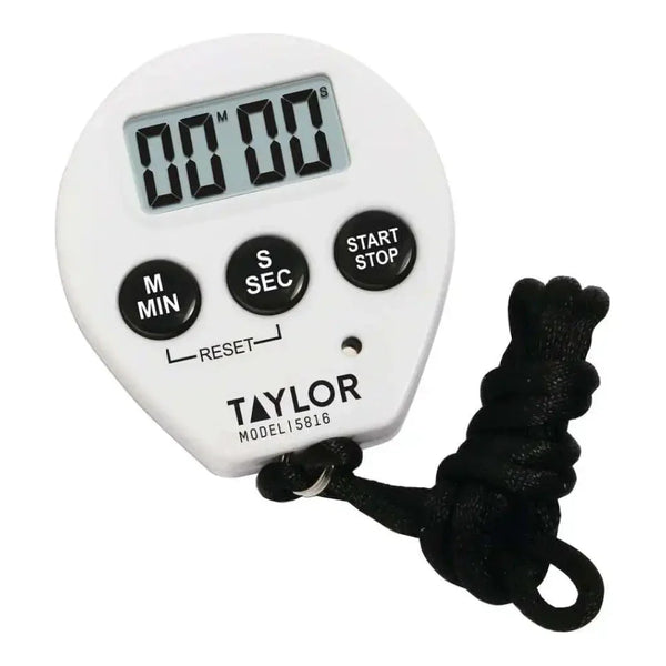 Taylor 5816N Digital 100 Minute Kitchen Timer with Lanyard