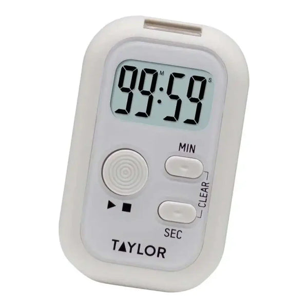 Taylor 5879 Digital 100 Minute Kitchen Timer With Light & Vibration Alerts