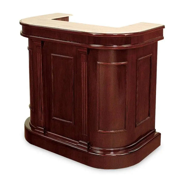 Forbes Industries 5926 51" Host Station - Elegant Wood Veneer Cabinet with Solid Wood Molding