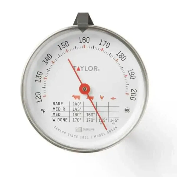 Taylor 5939N 3" Dial Meat Thermometer, 120 - 200 F