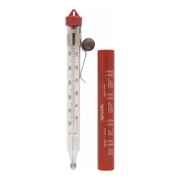 Taylor 5978N 8" Candy / Deep Fry Thermometer, 100 - 400 F