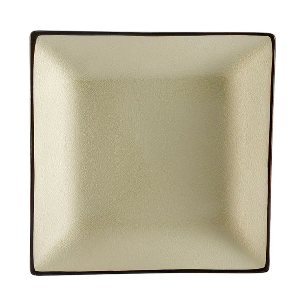 CAC China 6-S21-W Square Plate Creamy White 11 1/2" Case of 12 Pcs