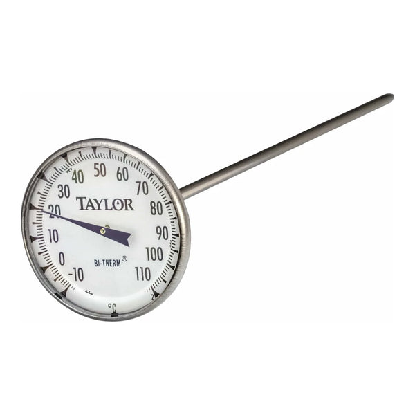 Taylor 6235J 2" Superior Grade Dial Instant Read Probe Thermometer, -10 to 110 C