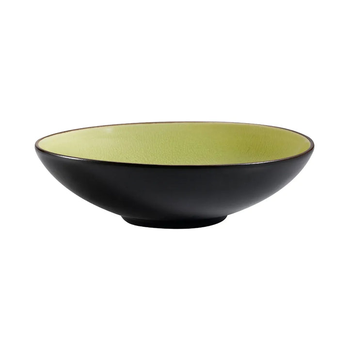 CAC China 666-15-G Soup/Salad Bowl 20oz Golden Green 7" Case of 24 Pcs