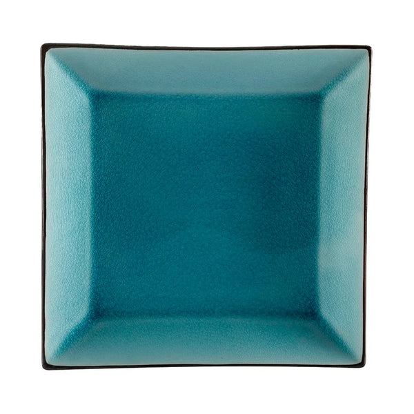 CAC China 666-5-BLU Square Plate Lake Blue 5" Case of 36 Pcs