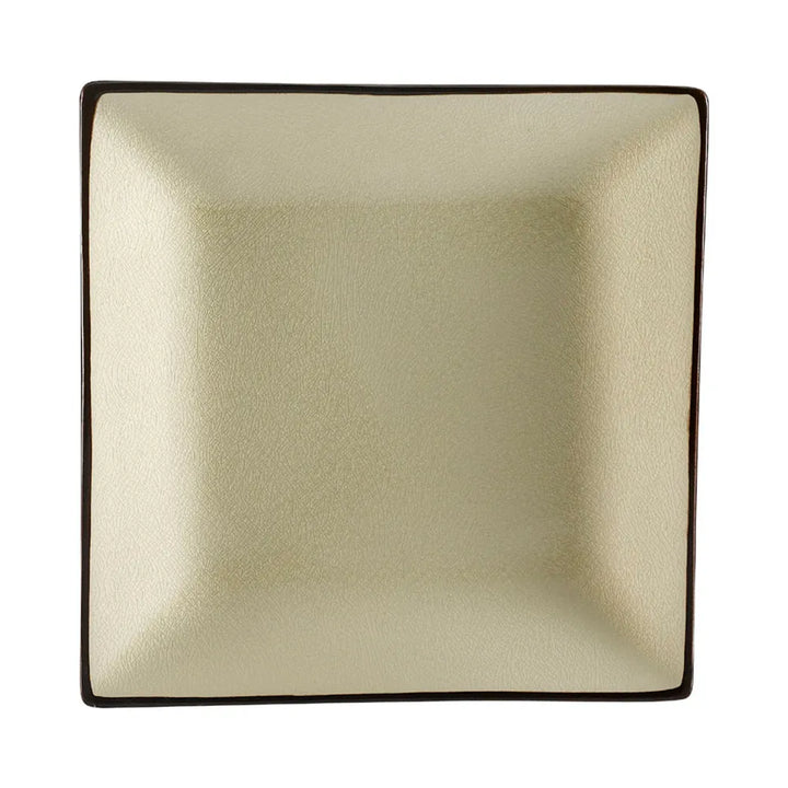 CAC China 666-8-W Square Plate Creamy White 9" Case of 24 Pcs