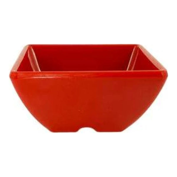 Thunder Group 69003PR 2-1/2 oz Melamine Square Bowl, Pack of 12