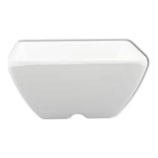 Thunder Group 69003WT 2-1/2 oz Melamine Square Bowl, Pack of 12