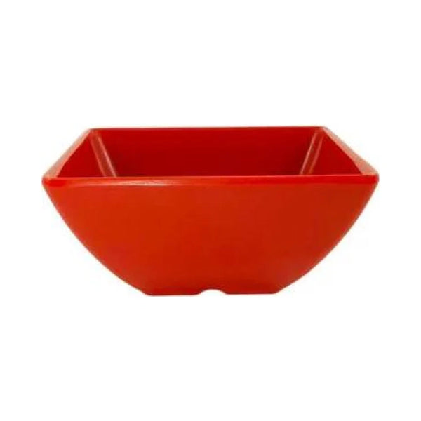 Thunder Group 69004PR 8 oz Melamine Square Bowl, Pack of 12