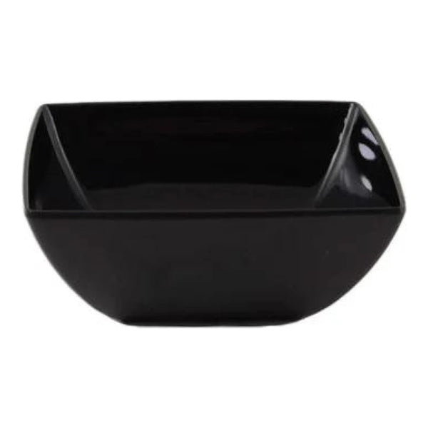 Thunder Group 69005BK 22 oz Melamine Square Bowl, Pack of 12