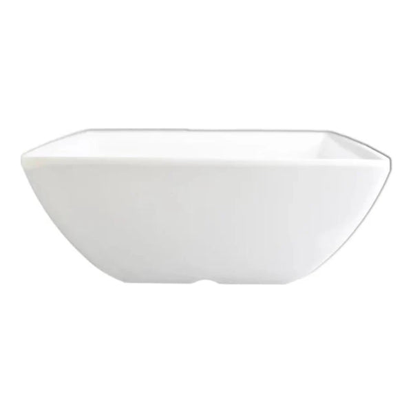 Thunder Group 69005WT 22 oz Melamine Square Bowl, Pack of 12