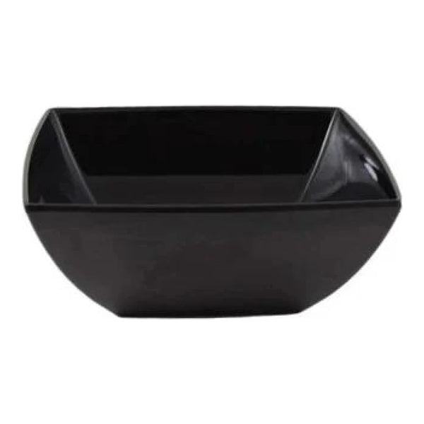 Thunder Group 69008BK 60 oz Melamine Square Bowl, Pack of 12