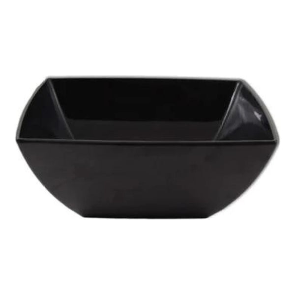 Thunder Group 69009BK 90 oz Melamine Square Bowl, Pack of 12