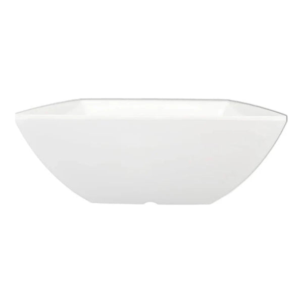 Thunder Group 69009WT 90 oz Melamine Square Bowl, Pack of 12