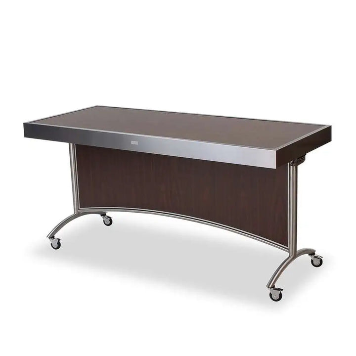 Forbes Industries 7013-6 30" Mobile Tables (nestable - 6-ft) with Stainless Steel Framed Laminate Tabletop, Stylish Legs - The Horecastore