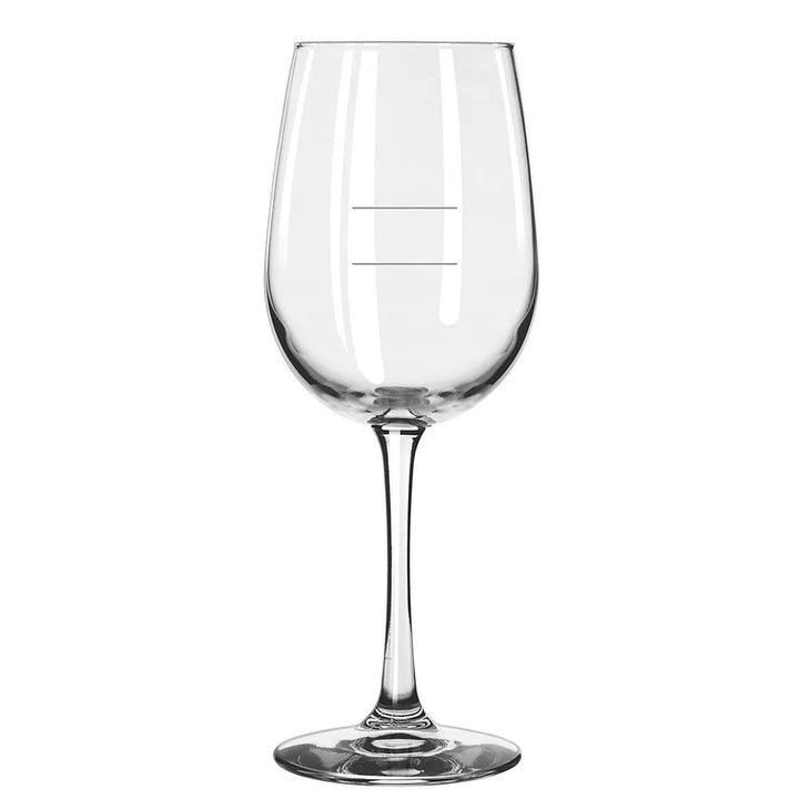 Libbey 7510-1178N 16 oz. Vina Tall Wine Glass with Pour Lines - Case of 12 Pcs