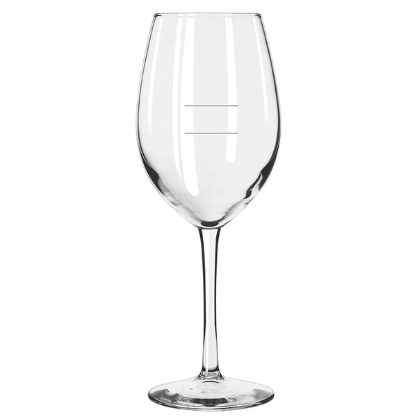 Libbey 7553/1178N 17 oz. Vina Wine Glass with Pour Lines - Case of 12 Pcs