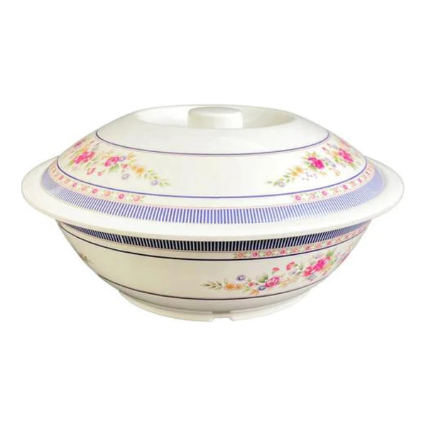 Thunder Group 8010AR 75 oz Melamine Serving Bowl with Lid