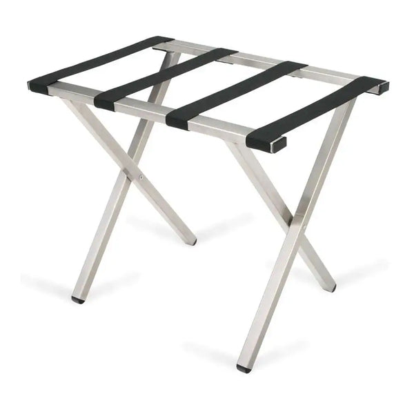 Forbes Industries 804-SS 16" Luggage Rack, Rectangular Stainless Steel Tube with a Brushed Finish. - The Horecastore