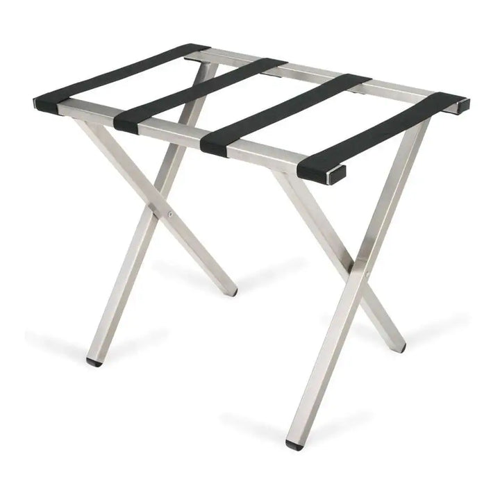 Forbes Industries 804-SS 16" Luggage Rack, Rectangular Stainless Steel Tube with a Brushed Finish. - The Horecastore