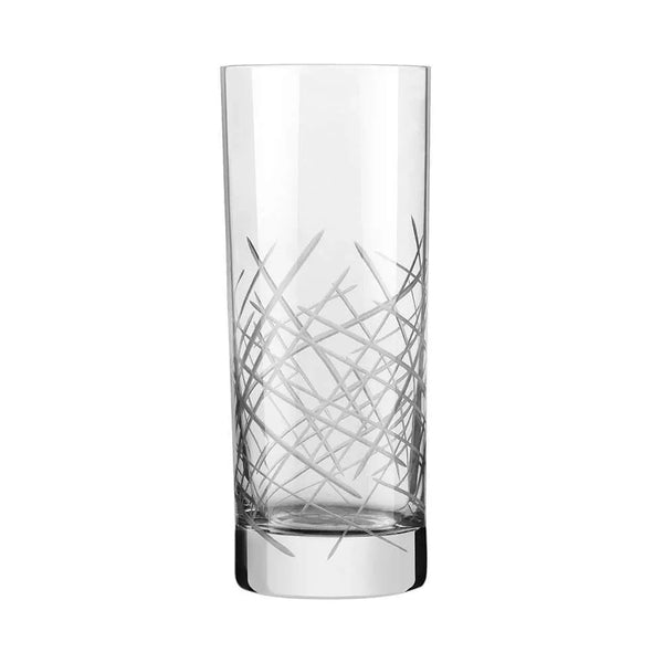 Libbey 9039/69477 15 oz. Modernist Crosshatch Rocks Glass - Case of 24 Pcs