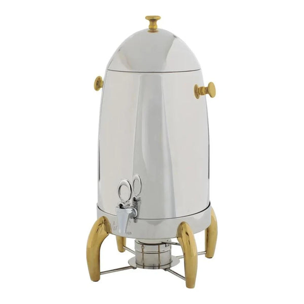 Winco 905A Virtuoso 5 Gallon Coffee Urn with Gold Accent