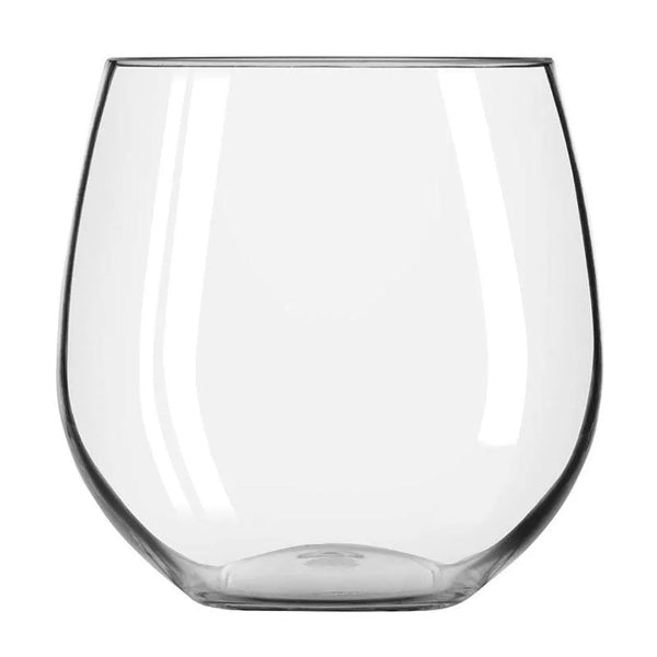 Libbey 92427 16.75 oz. Infinium Tritan Plastic Stemless Red Wine Glass - Case of 12 Pcs