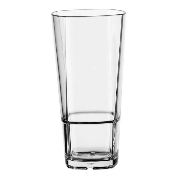 Libbey 92444 16 oz. Infinium Torque Tritan Plastic Stackable Beverage Glass - Case of 12 Pcs