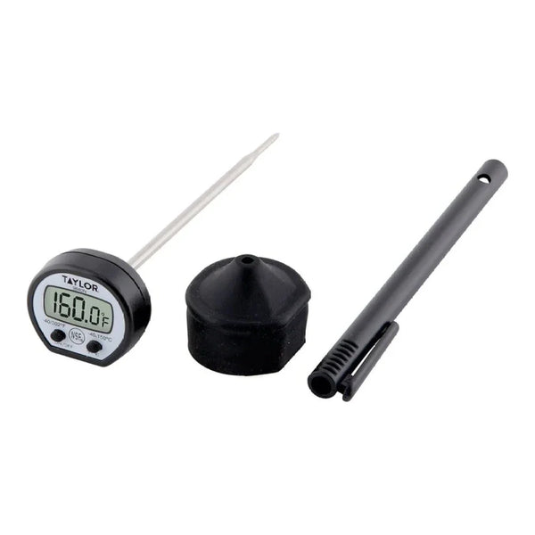 Taylor 9840RB Digital Step Down Probe Thermometer With Rubber Boot