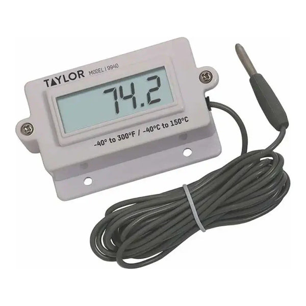 Taylor 9940N Digital Panel Mount Thermometer, -40 to 300 F