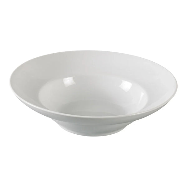 Yanco AC-711 ABCO 32 Oz White Porcelain Deep Mediterranean Bowl, Pack of 12