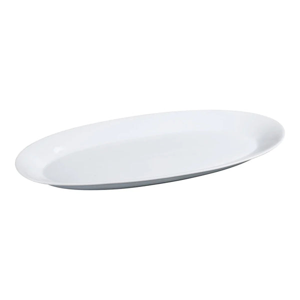 Yanco AC-95 ABCO 25" White Porcelain Oval Platter, Pack of 2