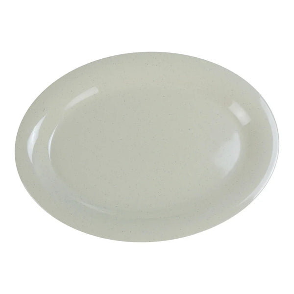 Yanco AD-214 Ardis 10" Melamine Oval Platter, Pack of 12