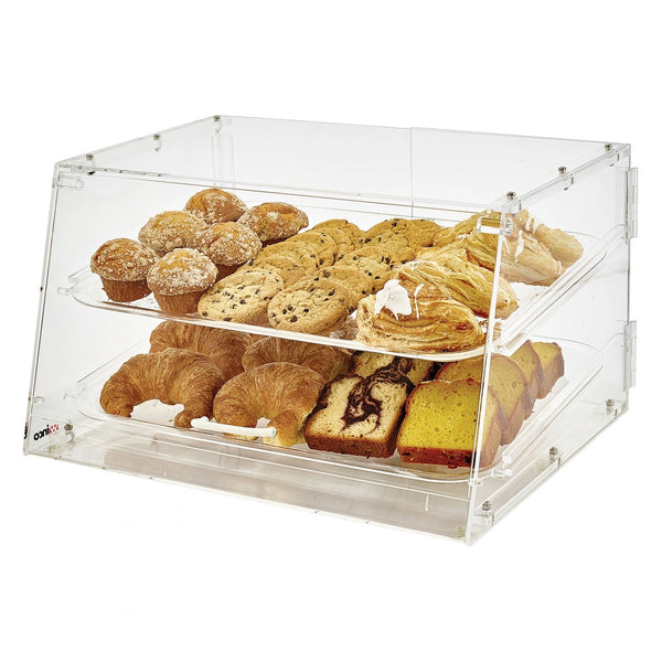 Winco ADC-2 Acrylic Display Case, 2 Tray