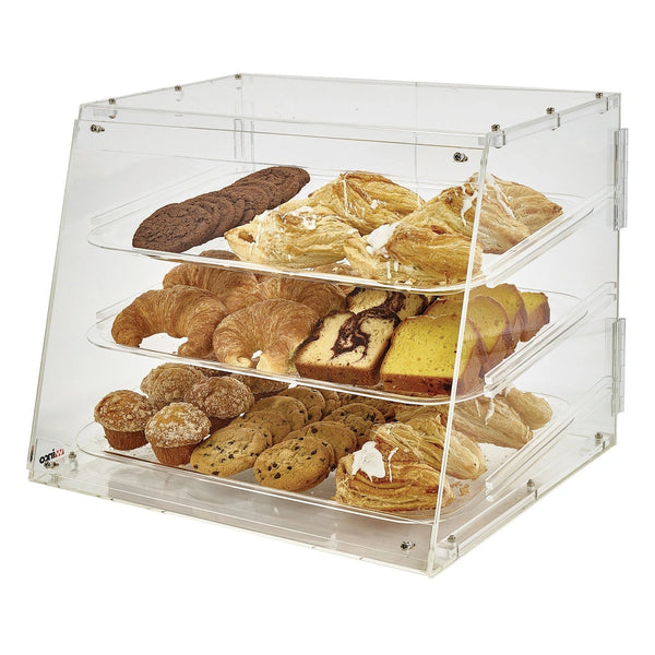 Winco ADC-3 Acrylic Display Case, 3 Tray