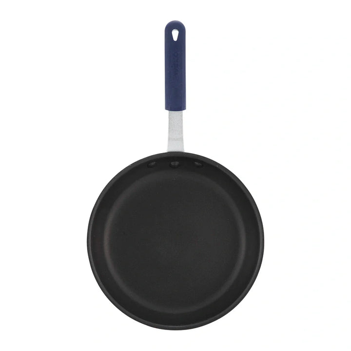 Winco AFP-12XC-H 12" Aluminum Fry Pan with Handle Sleeve and Excalibur Non-Stick Coating