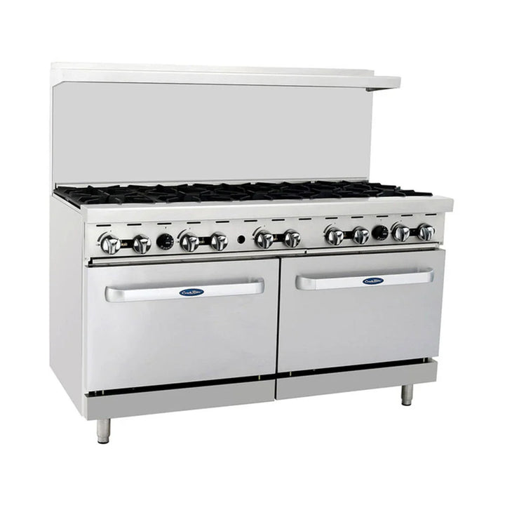 Atosa AGR-10B-NG 60" Gas Range 10 Burners and Standard Oven