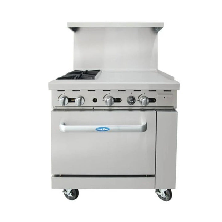 Atosa AGR-2B24GR-NG 36" Gas Range with 24" Griddle
 