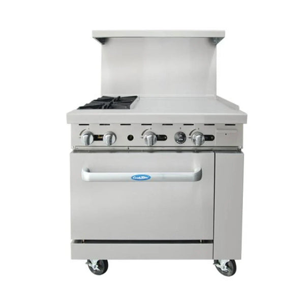 Atosa AGR-2B24GR-LP 36" Gas Range with 24" Griddle
 