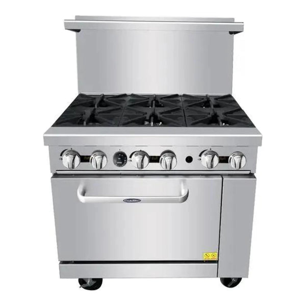 Atosa AGR-6B-NG 36" CookRite Range Natural Gas, 6 Burners